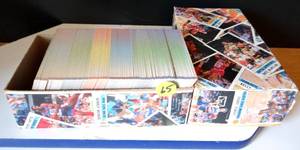 lot 65 image: 1990 SCORE FOOTBALL SPORTCARDS IN BOX AS SHOWN