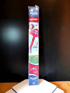 lot 85 image: 50 X 80 TEXAS RANGERS MLB LICENSED FLYING KITE - NIP