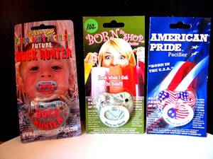 lot 102 image: COOL COLLECTION OF BABY PACIFIERS - NIP