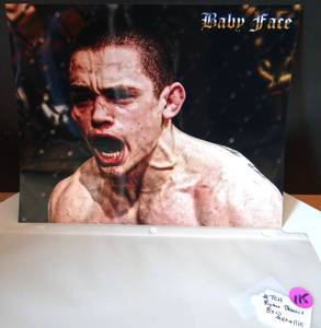 lot 115 image: RYAN BABY FACE BENOIT 8 X 10 METALLIC PHOTO