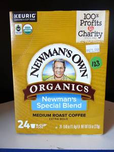 lot 123 image: NEWMANS OWN KUERIG (24) ORGANICS MEDIUM ROAST COFFEE