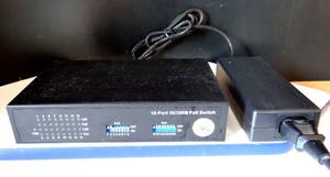 lot 146 image: 16-Port 10100M PoE Switch