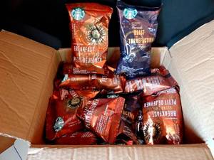 lot 148 image: STARBUCKS COFFEE - BREAKFAST BLEND & ROAST-TORREFACTION (MULTIPLES OF EACH) 159 COUNT