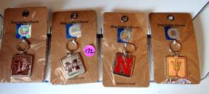 lot 172 image: NCAA OFFICIAL LICENSED DOG COLLAR CHARMS - TEXAS A&M, MICHIGAN STATE, NEBRASKA, & ARIZONA STATE