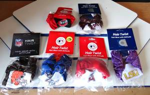 lot 176 image: ASSORTED LICENSED HAIR TWISTS X 6
