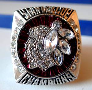 lot 179 image: 2013 Chicago Blackhawks Championship Ring #TOEWS Stanley Cup - SIZE 11.5