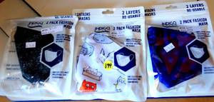 lot 194 image: COMING SOON - MASK MANDATES AGAIN - COLLECTION OF FACE MASKS - NIP