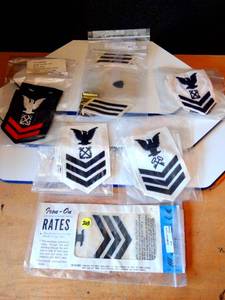 lot 203 image: COLLECTION OF US NAVY RATE BADGES