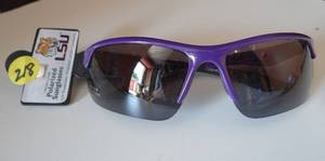 lot 218 image: NCAA LSU TIGERS OFFICIAL LICENSED LOGO SUNGLASSES - NEW