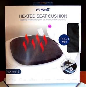 lot 235 image: TYPE S HEATED SEAT CUSHION - USB - NIB