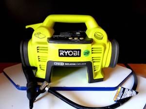 lot 258 image: Ryobi P731 One 18v Dual Function Power Inflatordeflator NO Battery