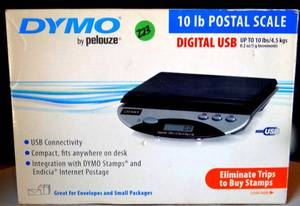 lot 273 image: DYMO Digital Postal ScaleShipping Scale, 10-Pound