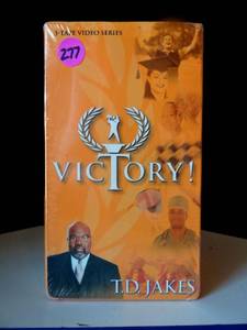 lot 277 image: TD Jakes  VICTORY 3 VHS TAPE SET - NEWSEALED