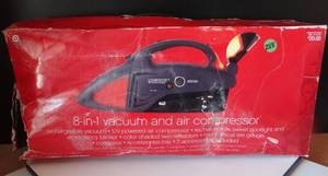 lot 288 image: TARGET 8 IN 1 VACUUM & AIR COMPRESSOR - UNUSED - DAMAGED BOX