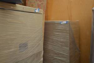 lot 59 image: Lateral File Cabinet, 5 Drawers, with Keys, 36 x 18 x 5 3 tall   DFW SHIPPING COST $40 PICKUP SUNDAY 829 1P-5P