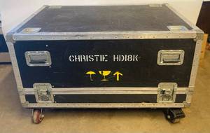lot 4 image: Christie Roadster HD18K Road Case