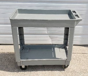 lot 30 image: Continental Tray Top Utility Cart - 33H x 34L x 17.5W