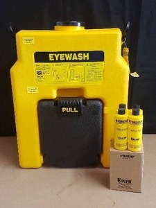 lot 2 image: Encon Gravity Fed Portable Eye Wash Station - 14 Gallon Capacity