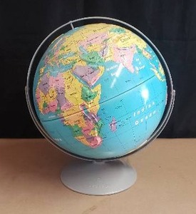 lot 16 image: Nystrom 16 Sculptural High Relief Readiness Globe - Map 33-47