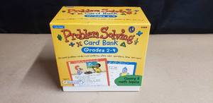 lot 25 image: Lakeshore Problem Solving Card Bank, Grades 2-4