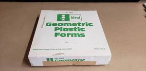 lot 32 image: Ideal Geometric Plastic Forms