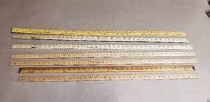 lot 42 image: Lot of 7 Yardsticks