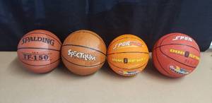 lot 67 image: Lot of 4 Basketballs
