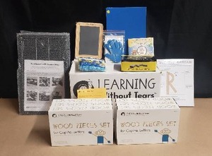 lot 106 image: NEW Learning Without Tears Kindergarten Classroom Complete Kit - Hands On Materials for Handwriting