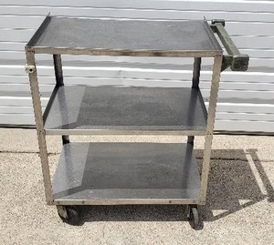 lot 146 image: Vollrath Stainless Multi-Purpose Utility Cart - Model 97126