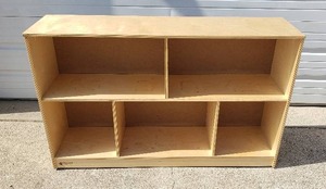lot 161 image: Reynolds Two Shelf Storage Cabinet - 48L x 12W x 30H