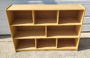 lot 165 image: Kaplan 8 Compartment Storage Cabinet - 48L x 11W x 34H