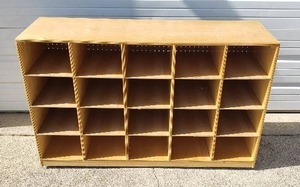 lot 166 image: 20 Unit Cubby - 48L x 14.5W x 31H