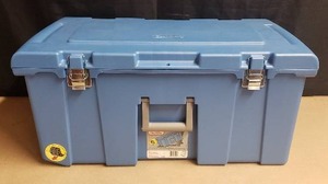 lot 174 image: Sterilite 23 Gallon Footlocker with Wheels