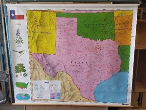 lot 185 image: Nystrom Texas Pull-Down Map