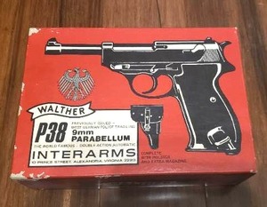 lot 2 image: WALTHER P38 9MM PARABELLUM - IN ORIGINAL BOX WITH HOLSTER