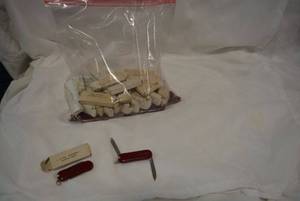 lot 268 image: Bag of Pocket Knife Keyrings, Approx. 50