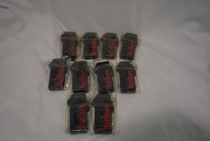 lot 293 image: Marlboro Lighters in Black, Square Design, 10 Total