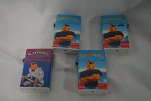 lot 306 image: Camel Lighters, 4 Total