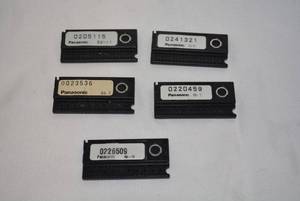 lot 320 image: Panasonic Dosimeter Badge UD-800 Series TLD, 5 Total (For Radiation Readings)