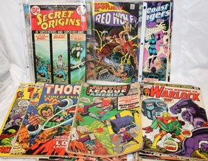 lot 329 image: Comic Books Thor, Secret Origins, Red Wolf, Master of Kung-Fu, Teen Titans and More