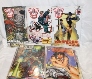 lot 330 image: Comic Books 2000 AD, Vampirella, Robot Fighter, NextMen, Breed