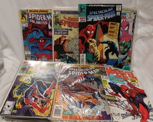 lot 335 image: Comic Books Spiderman with Duplicates