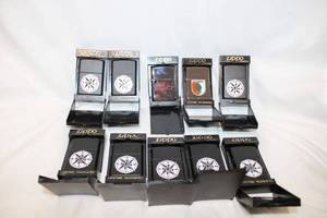 lot 340 image: Zippo Lighters, 10 Total