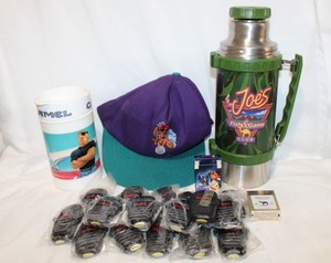 lot 341 image: Camel Cup, Thermos and Ballcap Plus Marlboro Lighters