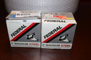 lot 196 image: Federal 20 Gauge Shot Shells, 2 Boxes