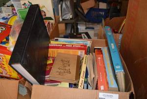 lot 159 image: Book Lot Disney Book, Poker Book, Antique Book - The University of Hard Knocks and More