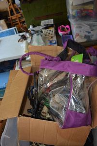 lot 165 image: Wires, Extension Cords, Surge Protector, and More