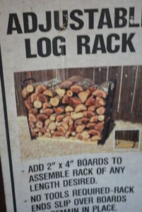lot 180 image: Adjustable Log Rack