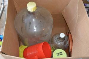 lot 379 image: Large Water Jug and Containers