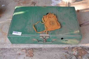 lot 482 image: Coleman Portable Gas Grill and FlaskSatchel
